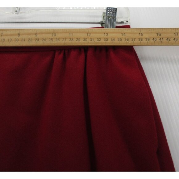 VINTAGE Pendleton Skirt 12 Petites Virgin Wool A-Line Career Slit 90s - Picture 4 of 11